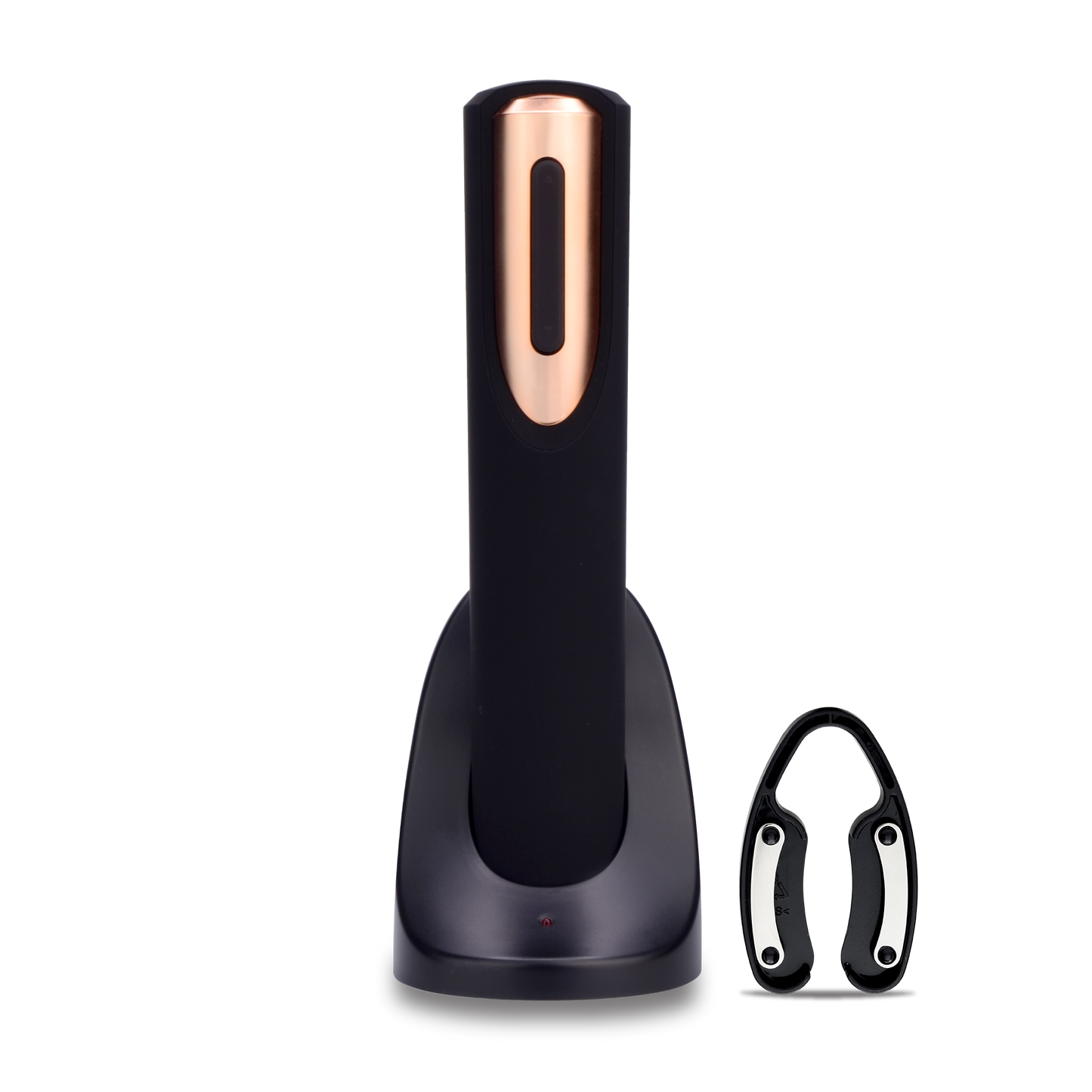 Rechargeable Electric Wine Bottle Opener with Charging Base & Foil Cutter