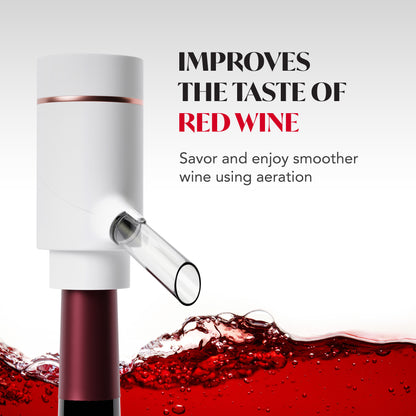 Electric Wine Aerator and Dispenser Set